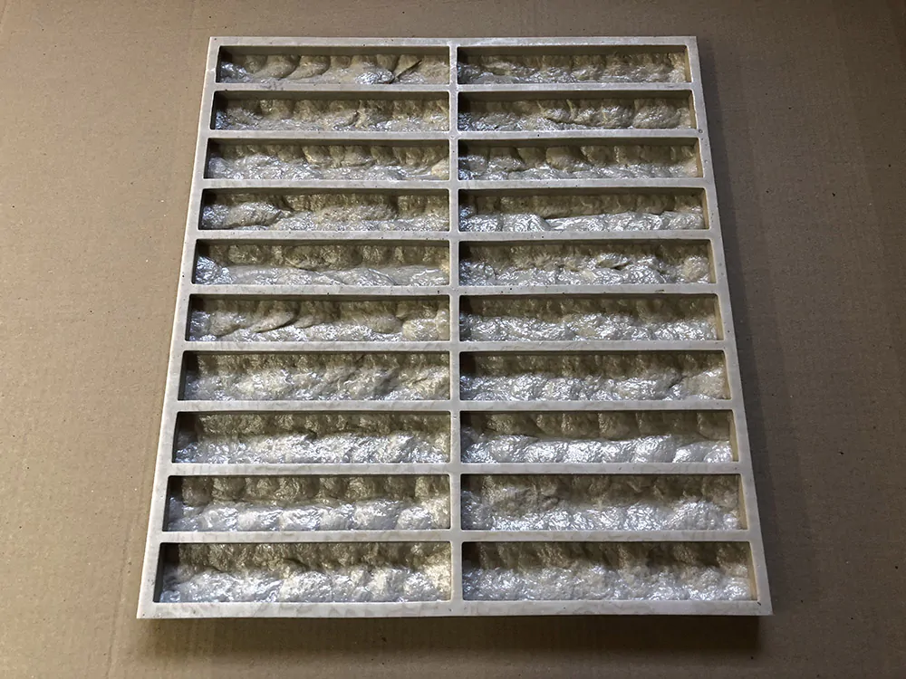 Полиуретановая форма для декоративного камня Известняк торцованный F030A — фото 4